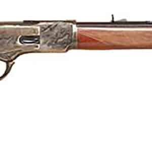 Cimarron CA213 1873 Short Deluxe Full Size 38 Special/357 Mag 10+1, 20" Blued Octagon Steel Barrel, Color Case Hardened Steel Receiver, Walnut Fixed Pistol Grip Stock, Right Hand