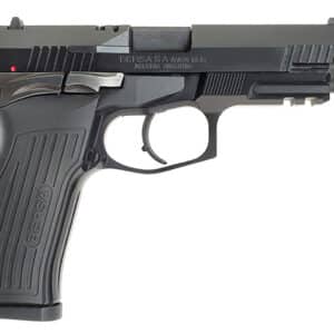 Bersa TPR9MX TPRX  Full Size Frame 9mm Luger 17+1, 4.25" Black Steel Threaded Barrel, Matte Black Serrated Steel Slide & Aluminum Frame w/Picatinny Rail, Ambidextrous