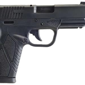 Bersa BP9MCCX BPCC  Sub-Compact Frame 9mm Luger 8+1, 3.30" Black Steel Threaded Barrel, Matte Black Serrated Steel Slide & Polymer Frame w/Picatinny Rail