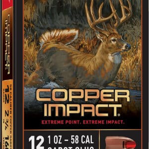 Winchester Ammo X12CLF Copper Impact  12Gauge 2.75" 1oz Sabot Slug Shot 5 Per Box/20 Case