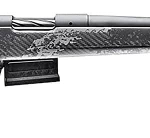 Bergara Rifles B14SM759 B-14 Crest 6.5 PRC 3+1 20" Fluted/Threaded, Sniper Gray Cerakote Barrel/Rec, Monte Carlo Carbon Fiber Stock with Black & Gray Splatter, Omni Muzzle Brake