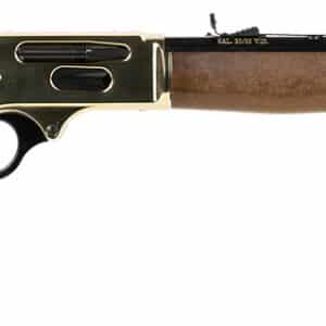 Henry H009BG Side Gate  Full Size 30-30 Win 5+1 20" Blued Steel Barrel, Brass Polished Drilled & Tapped Brass Receiver, American Walnut Fixed Stock, Right Hand