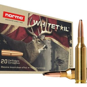 Norma Ammunition 20166592 Dedicated Hunting Whitetail 6.5PRC 140gr Pointed Soft Point 20 Per Box/10 Case