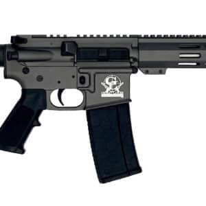 Great Lakes Firearms GL15223SSPTNG AR-15 Pistol 223 Wylde 30+1 7.50" Stainless Barrel, Tungsten Rec, 7" M-LOK Handguard, Buffer Tube (No Brace), Black A2 Grip