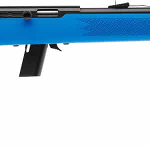 Savage Arms 40217 64 F Full Size 22 LR 10+1 21" Matte Black Carbon Steel Barrel, Matte Black Grooved Carbon Steel Receiver, Blue Fixed Synthetic Stock, Right Hand