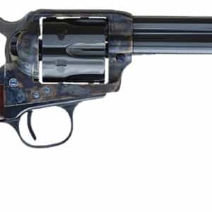Cimarron AR411 Arizona Ranger 45 Colt (LC) 6 Shot, 5.50" Blue w/Engraved "Arizona Ranger" Steel Barrel, Blued Cylinder, Color Case Hardened Steel Frame, Checkered Walnut Grip, Exposed Hammer