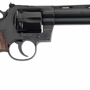 Colt Mfg PYTHONBP6WTS Python Target 357 Mag/38 Special 6 Shot 6" Matte Black Carbon Steel Recessed Target Vent Rib Barrel, Cylinder & Frame, Walnut w/Medallion Grip, Exposed Hammer