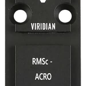 Viridian 9820031 RFX 44 Shield RMSc Mounting Adapter  Black Anodized