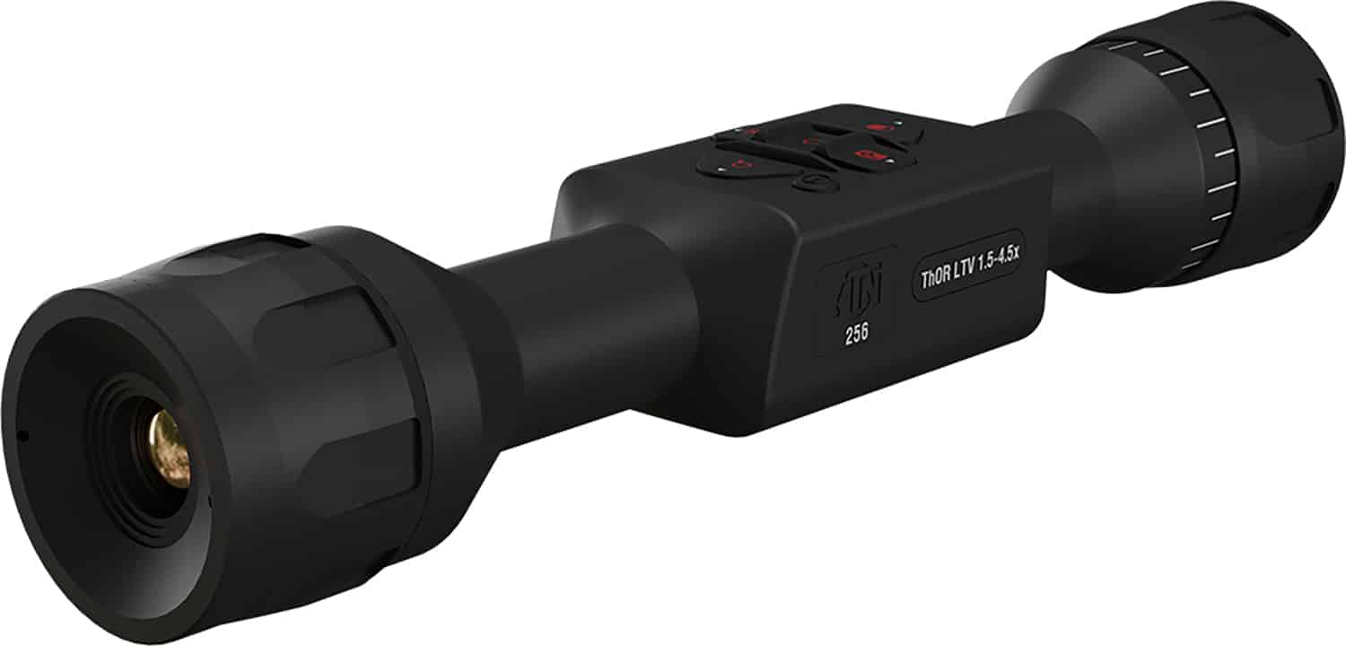 ATN TIWSTLTV212X Thor LTV Thermal Black 1.5-4.5x12mm Multi Reticle 256x192, 12 Microns, 50 Hz Resolution