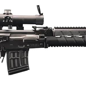 Zastava Arms Usa SR91762 M91 w/Optic 7.62x54mmR 10+1 24" Black Nitride Threaded Barrel, Black Anodized Picatinny Rail Steel Receiver, Black Synthetic Adjustable Stock, POSP 4x24 Rifle Scope