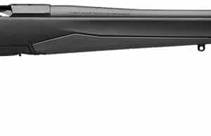 Browning 036031299 X-Bolt 2 Micro Full Size 6.8 Western 3+1 22" Matte Blued threaded Sporter Barrel, Matte Blued Drilled & Tapped Steel Receiver, Adjustable Vari-Tech Black Synthetic Stock