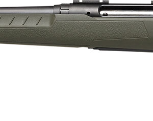 Savage Arms 32076 Axis 2 308 Win 4+1 22" Matte Black Sporter Barrel, Matte Black Drilled & Tapped Steel Receiver, Fixed Green Synthetic Stock, Left Hand