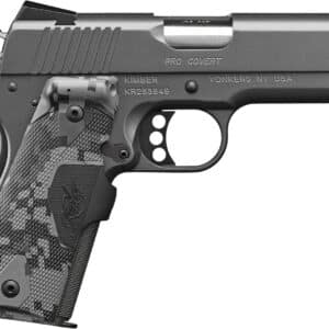 Kimber Mfg.,inc 3000244 Pro Covert 45 ACP 7+1 4" Stainless Steel Slide Charcoal Gray KimPro II Crimson Trace Urban Camouflage Grip