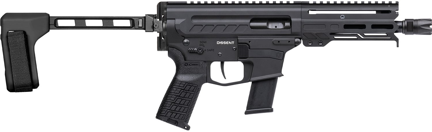 CMMG 45A250F-AB Dissent MKG 45 ACP 13rd 6.50" 5.5"Proprietary Handguard 7075-T6 Aluminum CMMG Zeroed Grip