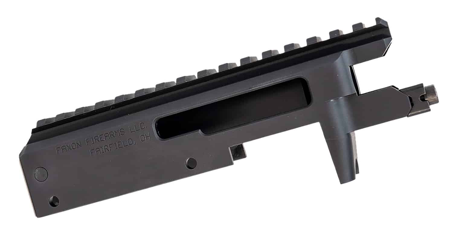 Faxon Firearms FF22RECEIVER01 Rimfire FF-22 Receiver Kit for 10/22 .22 LR Aluminum Black Anodized