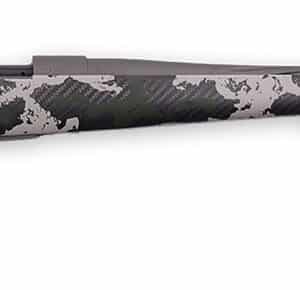 Weatherby VTE653WR8B Vanguard Talon 6.5-300 Wthby Mag 3+1 28" Tungsten Cerakote Peak 44 Blacktooth Carbon Fiber Stock w/ Green & White Sponge Pattern