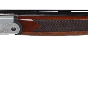 Iver Johnson Arms IJ60020LW28S IJ600 Lightweight Full Size 20 Gauge Break Open 3" 2rd 28" Black Over/Under Vent Rib Barrel, Silver Engraved Aluminum Receiver, Fixed Walnut Wood Stock, Ambidextrous