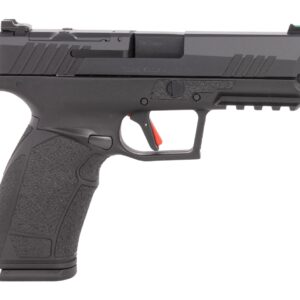 Tisas 10100570 PX-9 Duty *CA Compliant 9mm Luger 10+1 4.10" Black QPQ Steel Barrel, QPQ Tenifer Cerakote Optic Cut/Serrated Steel Slide, QPQ Tenifer Cerakote Polymer Frame w/Picatinny Rail