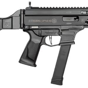 Grand Power 810091152850 Stribog SP9A3G 9mm Luger 8" Black, SB Tactical Brace