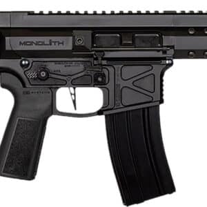 Global Ordnance LLC 197892004862 Monolith 15P 5.56x45mm NATO 30+1 12.50" Black Mono Barrel, M-LOK Handguard, Black Aluminum Picatinny Rail Receiver, SB Tactical Brace, B5 P-Grip 23 Grip