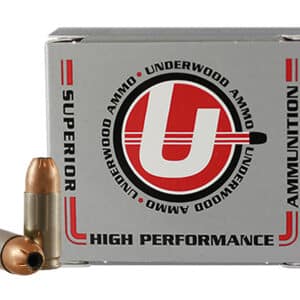 Underwood Ammo 139 ASP  9mmLuger+P 147gr Jacketed Hollow Point 20 Per Box/10 Case