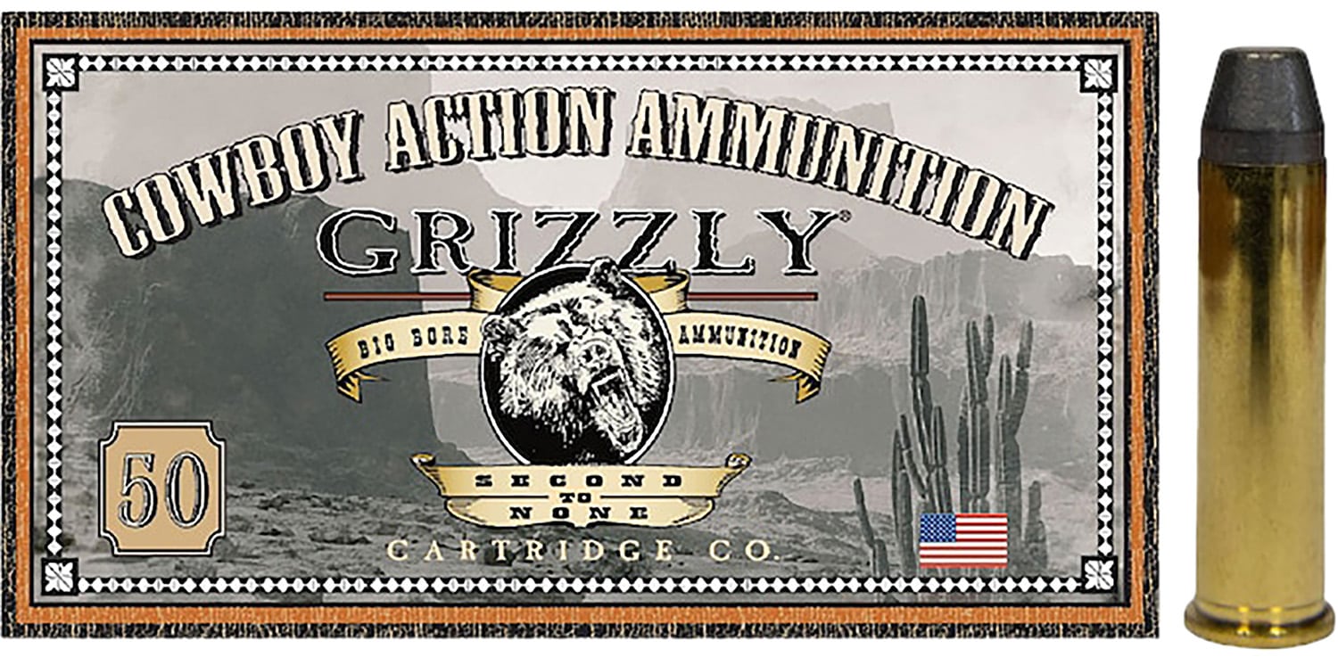 Grizzly Ammo GC357M8 357Mag 158gr Round Nose Flat Point 50 Per Box/10 Case