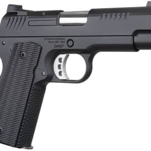 Ed Brown EVOKC9LW 1911 EVO KC Lightweight 9mm Luger 7+1 4" Stainless Bull Barrel, Black Gen4 Serrated Slide, Black Gen4 Carbon Steel Frame w/Beavertail, Black Grips