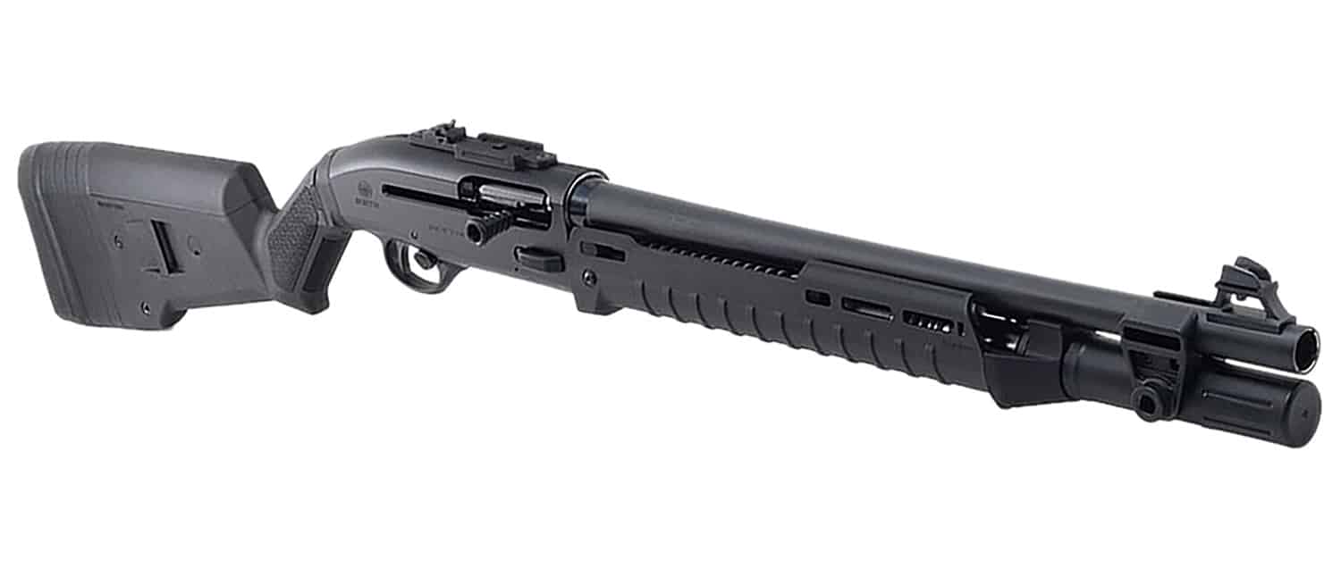 Langdon Tactical Tech LTT1301HZMBLK Beretta 1301 3" 7+1 18.50" Black Oxide Heat Shield Barrel, Black Anodized Aluminum Receiver, Black Magpul Synthetic Stock, Modified Magpul Zhukov Forend