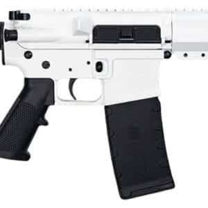 Great Lakes Firearms GL15223PBWHT AR-15  223 Wylde 30+1 7.50" Black Nitride Threaded Barrel, M-LOK Handguard, White Cerakote Aluminum Receiver w/Picatinny Rail, Black Polymer Mil-Spec Grip