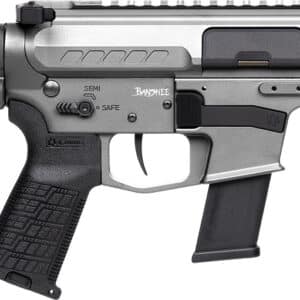 CMMG 45A150FTNG Banshee FE MkG 45 ACP 13+1 5" Black Nitride Threaded Barrel, M-LOK Handguard, Titanium Cerakote Aluminum Receiver w/Picatinny Rail, Black Polymer CMMG RipBrace, CMMG Zeroed Grip