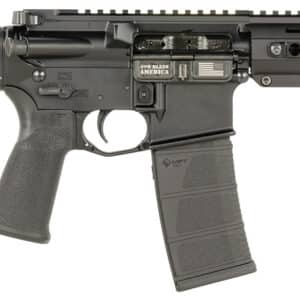 Patriot Ordnance Factory 2172 P15 Constable 5.56 NATO 30+1 10.50" M-LOK Handguard, Black Anodized Aluminum Receiver w/Picatinny Rail, Black Polymer MFT Blade Stabilizer, MFT Grip