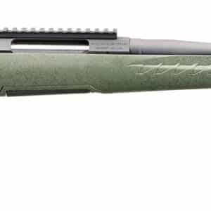 Glenfield 52005 Model A  Full Size 6.5 Creedmoor 4+1 20" Matte Black Threaded Barrel, Matte Black Alloy Steel Receiver w/Picatinny Rail, Moss Green Splatter Fixed Synthetic Stock, Thread Protector