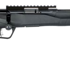 Savage Arms 70803 B Series FV-SR Full Size 17 HMR 10+1 16.25" Matte Black Heavy Threaded Barrel, Matte Black Picatinny Rail Carbon Steel Receiver, Matte Black Fixed Synthetic Stock, Right Hand