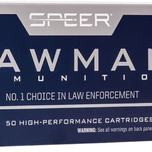 Speer 53651 Lawman 9mmLuger 124gr Total Metal Jacket 50 Per Box/20 Case