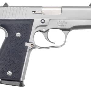 Kahr Arms K9093A K9  9mm Luger 7+1/8+1 3.47" Stainless Polygonal Rifled Barrel, Matte Serrated Stainless Steel Slide, Matte Stainless Steel Frame, Black Textured Wraparound Polymer Grip, Right Hand