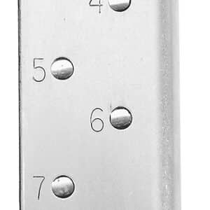 CMC Products 14131 Power Mag 8rd 45 ACP Fits 1911 Government Stainless Steel w/ Black Base Pad