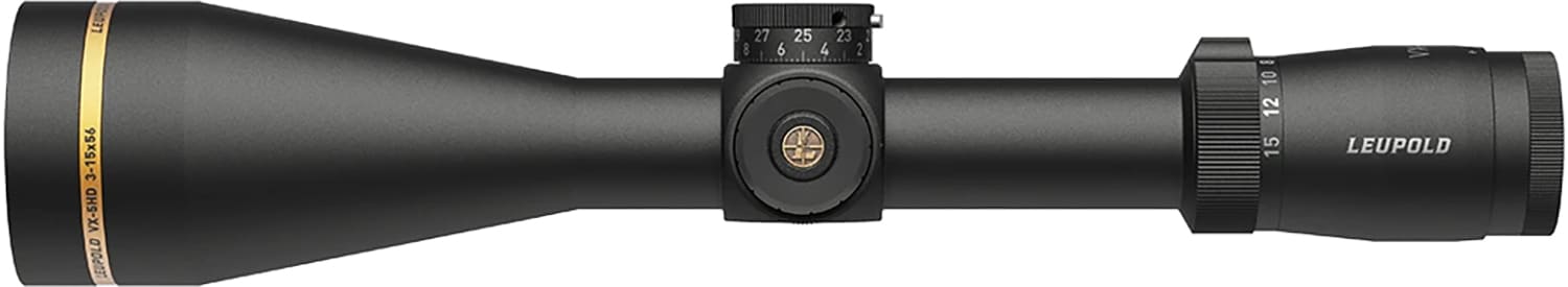 Leupold 171390 VX-5HD Matte Black 3-15x56mm CDS-ZL2 Side Focus Illuminated FireDot Duplex Reticle 30mm Tube