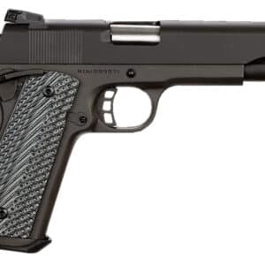 Rock Island 51719 Rock Ultra FS 40 S&W Caliber with 5" Barrel, 8+1 Capacity, Overall Black Parkerized Finish Steel, Beavertail Frame, Serrated Slide & Black/Gray G10 Grip