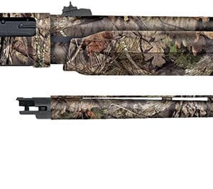 Mossberg 54183 500 Combo 20 Gauge 5+1 3" 26" Overall Mossy Oak Break-Up Country, Vent Rib/24" Slugster Barrels, Fixed Synthetic Stock, Fully Rifled Bore Choke
