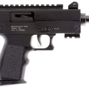 MasterPiece Arms 57DMG Defender 5.7x28mm 20+1 5" Threaded Barrel w/Muzzle Brake, Machined Aluminum Lower Receiver w/Picatinny Accessory Rail, Compatible w/FN 57 20rd & 30rd Magazines, Aluminum Grips