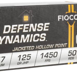 Fiocchi 357D Defense Dynamics 357Mag 125gr Jacketed Hollow Point 50 Per Box/20 Case