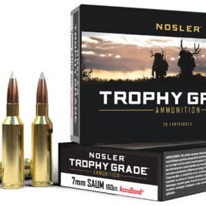 Nosler 60045 Trophy Grade 7mmRemSA UltraMag 160gr Nosler Spitzer Partition 20 Per Box/10 Case
