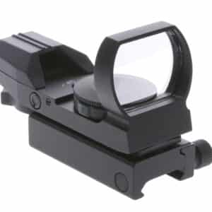 TruGlo TG-8360B Open Dot Sight  Black Anodized 1x 34mm 5 MOA Dual Illuminated (Green/Red) Multi Reticle