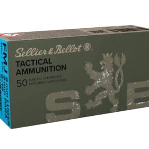 Sellier & Bellot SB9SUBA Handgun  9mmLuger Subsonic 140gr Full Metal Jacket 50 Per Box/20 Case