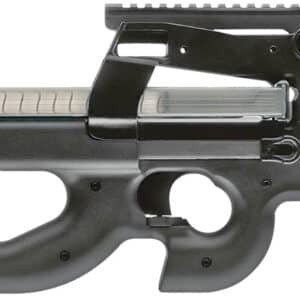 FN 3848950460 PS90  5.7x28mm 30+1 16" Black Ported Barrel, Black Picatinny Rail Aluminum Receiver, Matte Black Synthetic Bullpup w/Thumbhole Stock, Ambidextrous