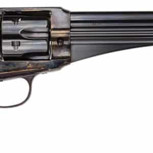 Taylors & Company 550383 1875 Army Outlaw 45 Colt (LC) Caliber with 7.50" Blued Finish Barrel, 6rd Capacity Blued Finish Cylinder, Color Case Hardened Finish Steel Frame & Walnut Grip