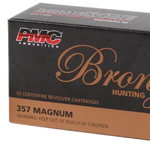 PMC 357A Bronze  357Mag 158gr Jacketed Soft Point 50 Per Box/20 Case