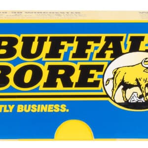 Buffalo Bore Ammunition 24L20 Outdoorsman Strictly Business 9mmLuger 147gr Hard Cast Flat Nose 20 Per Box/12 Case