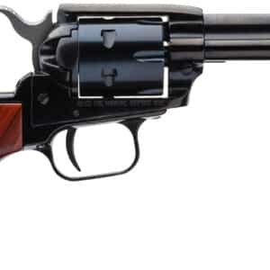 Heritage Mfg RR22MB3BH Rough Rider 22 LR/22 WMR 6 Shot, 3.50" Black Steel Barrel, Cylinder & Zinc Alloy Frame, Cocobolo Bird Head Grip, Hammer/Thumb Safety, Exposed Hammer
