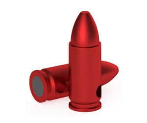 B/C DURA CAP TRAINING 9MM 6PK RED